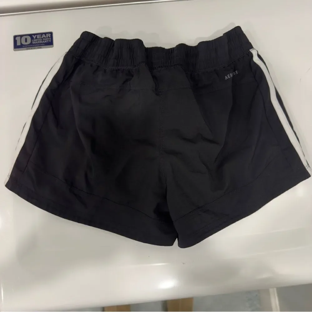 Black Adidas & rust colored Nike running athletic shorts bundle-good condition